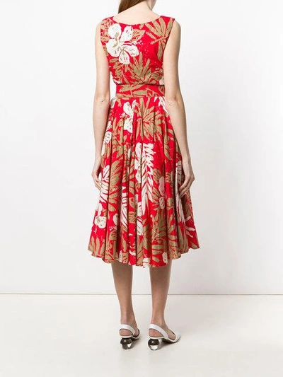 Shop Samantha Sung Floral Print Belted Waist Dress