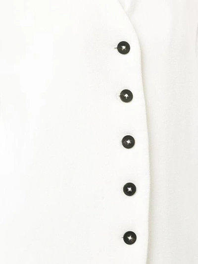 Shop Album Di Famiglia Slim Coat In White