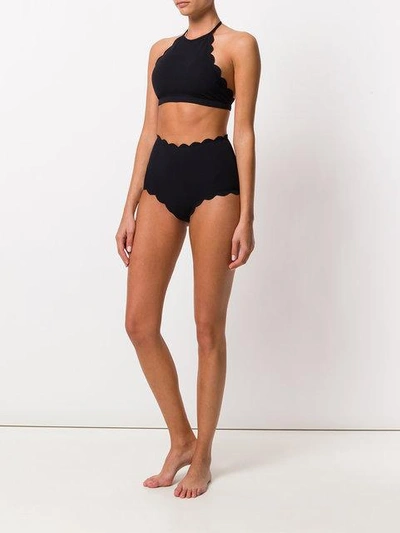 Shop Marysia Santa Monica Bikini Bottom In Black