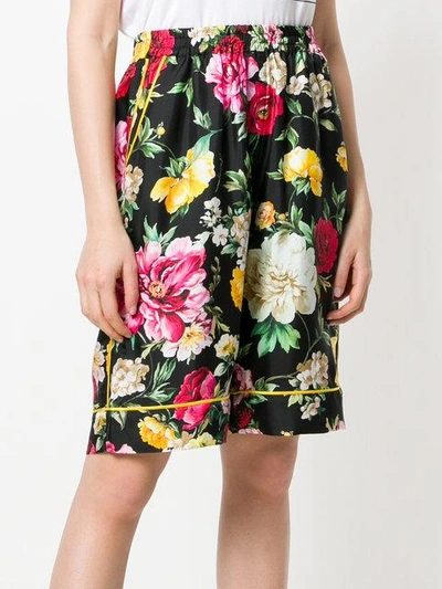 Shop Dolce & Gabbana Floral Print Shorts