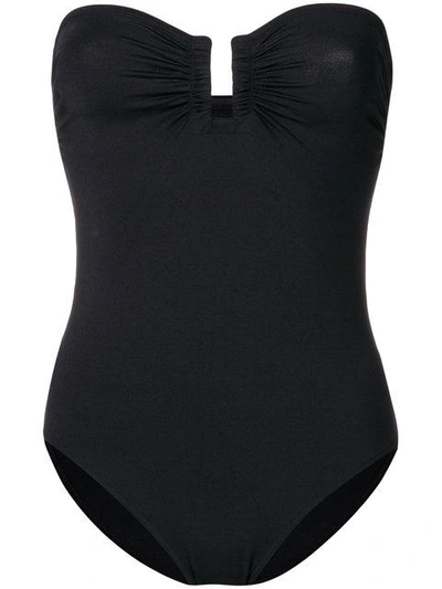 Eres Women Black Stretch Nylon Cassiopee Swimsuit In Black