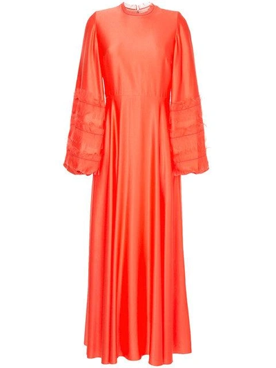 Shop Roksanda Fringed Sleeve Dress