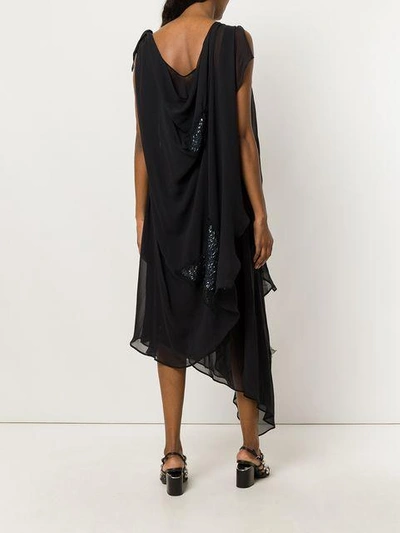 Shop Giacobino Asymmetric Dress - Black