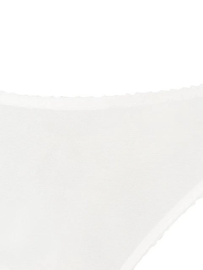 Shop Something Wicked Open Back Detail Briefs In White