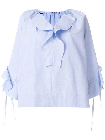 Shop Eudon Choi Ruffled Blouse