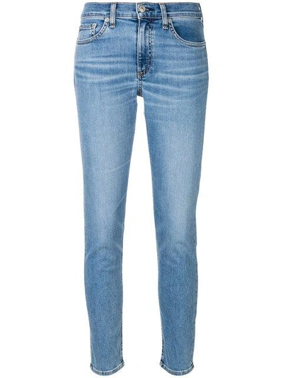 Shop Rag & Bone /jean Cropped Skinny Jeans - Blue