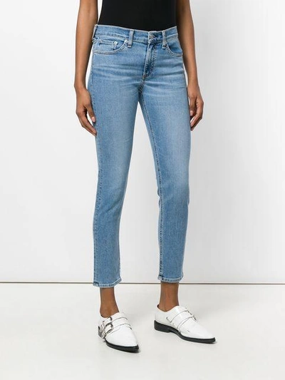 Shop Rag & Bone /jean Cropped Skinny Jeans - Blue