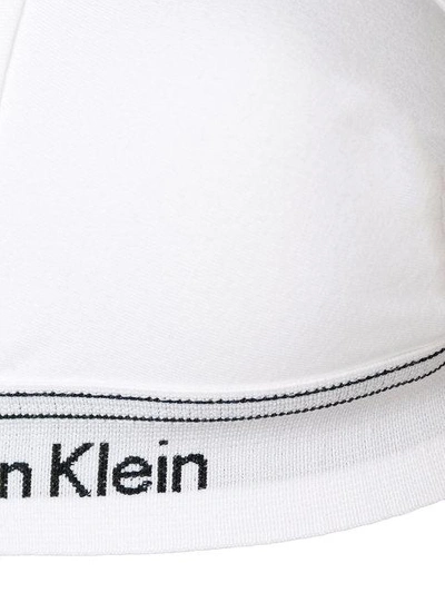 Shop Calvin Klein Logo Trim Bra