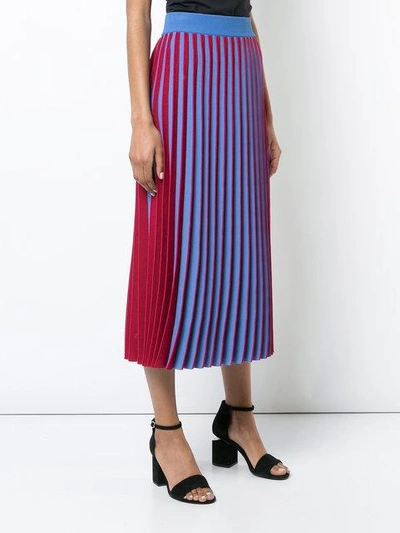 Shop Derek Lam Pleated Midi Skirt