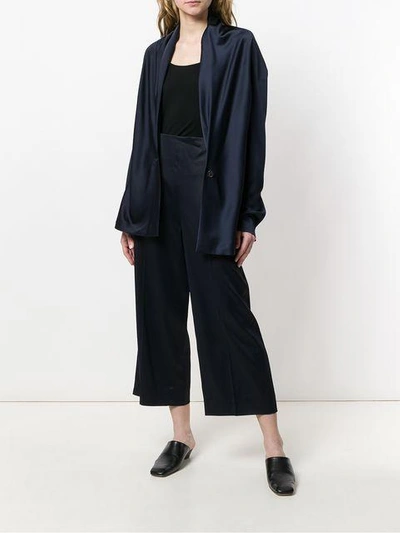 Shop Chalayan Flared Cropped Trousers