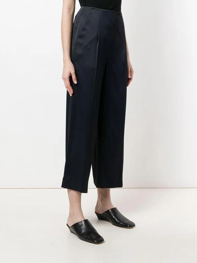 Shop Chalayan Flared Cropped Trousers