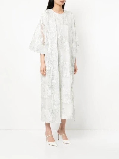 Shop Bambah Isabella Kaftan Dress In White