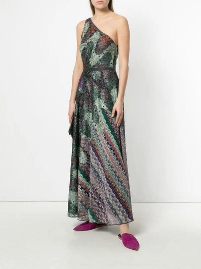 Shop Missoni One Shoulder Long Dress