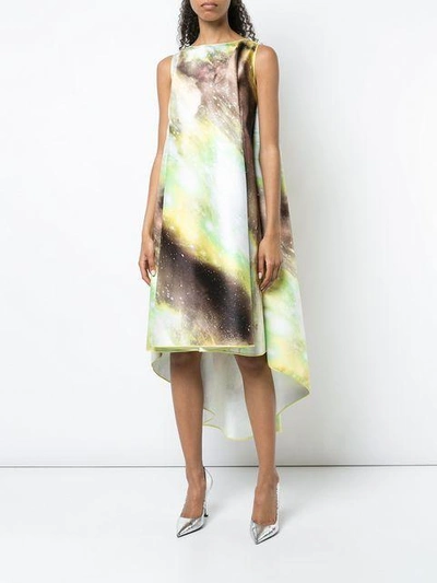 Shop Rubin Singer Printed Shift Dress - Green Multi