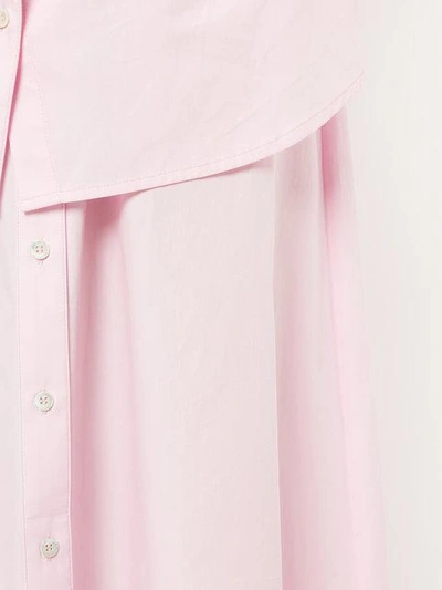 Shop Y/project Full Shirt Dress In Pink