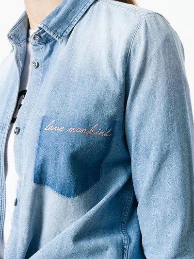 love mankind denim shirt