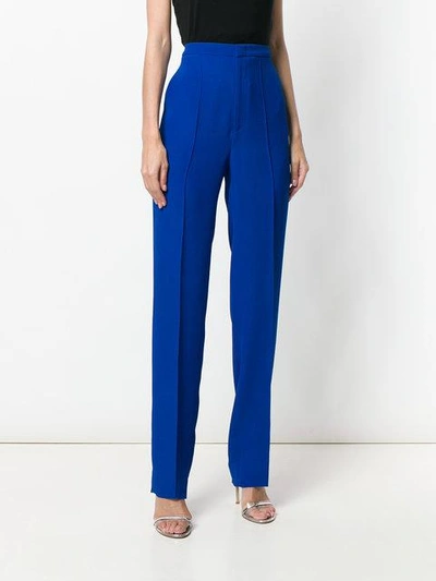 Shop Gucci Tailored Style Trousers In Blue