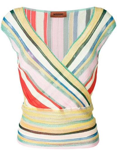 Shop Missoni Crossover Knit Top
