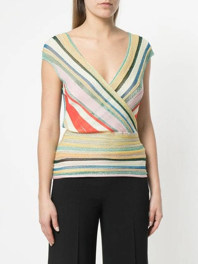 Shop Missoni Crossover Knit Top