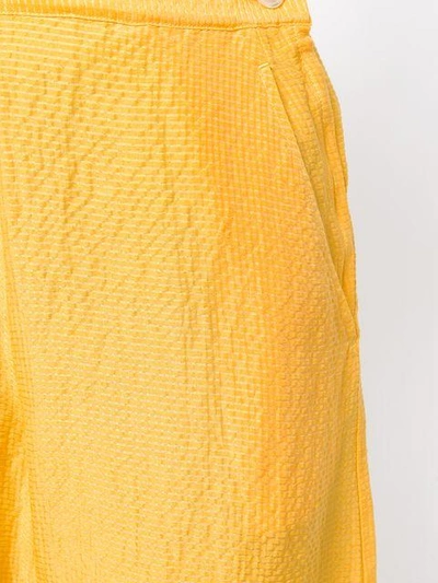 Shop Tsumori Chisato Contrast Colour Trousers In Yellow