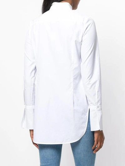 Shop Rag & Bone Mandarin Collar Shirt - White