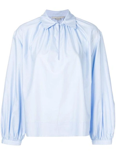Shop Stella Mccartney Classic Loose-fit Shirt In Blue