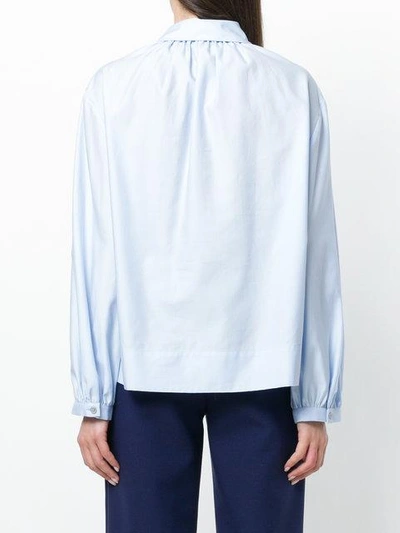 Shop Stella Mccartney Classic Loose-fit Shirt In Blue