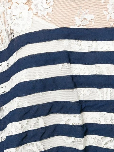 Shop Edward Achour Paris Striped Lace T