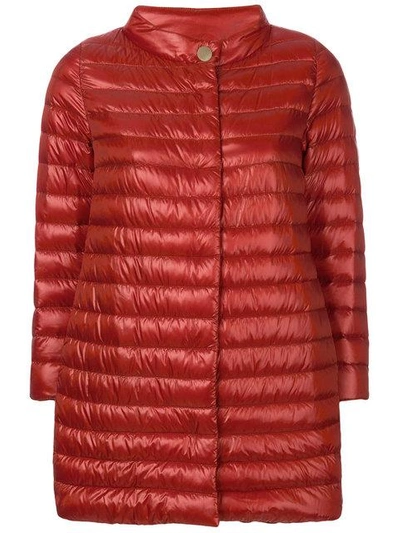 Shop Herno Quilted Down Jacket
