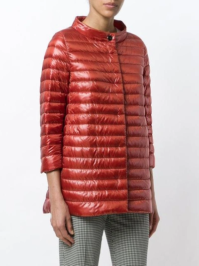 Shop Herno Quilted Down Jacket