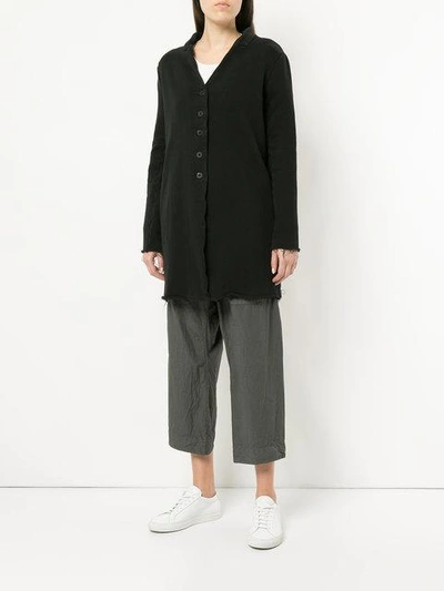 Shop Album Di Famiglia Slim Coat In Black