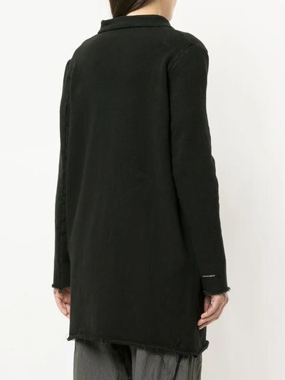 Shop Album Di Famiglia Slim Coat In Black