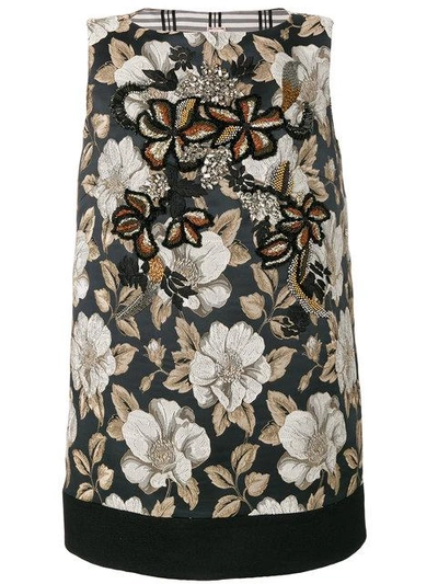 Shop Antonio Marras Bead-embellished Jacquard Dress