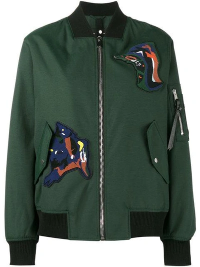 Shop Proenza Schouler Bomber Jacket - Green