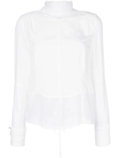 Shop Ann Demeulemeester High Neck Blouse