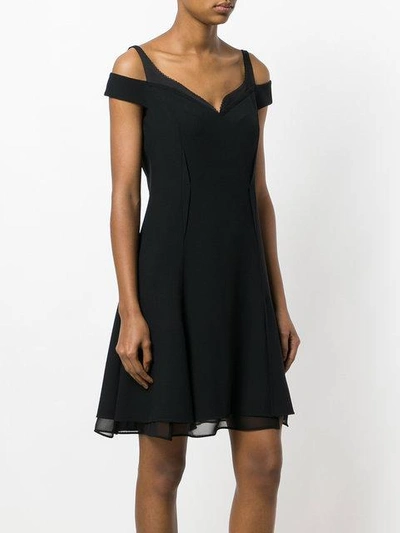 Shop Versace Off-the-shoulder Dress - Black