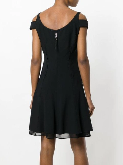 Shop Versace Off-the-shoulder Dress - Black
