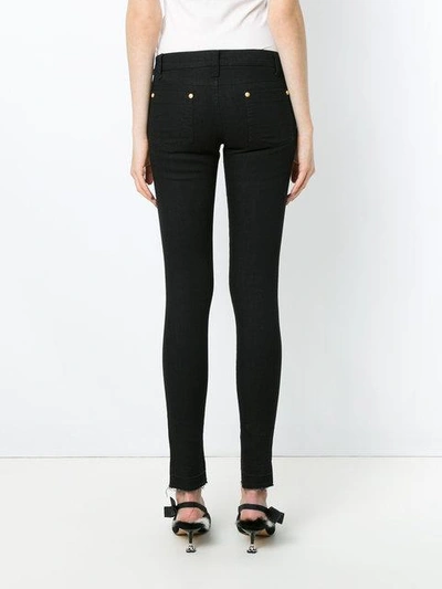 Shop Andrea Bogosian Knee Ripped Skinny Jeans - Black