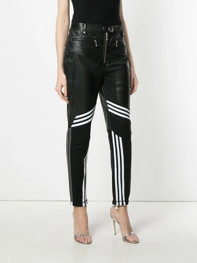 Alexander Wang Adidas Originals By Aw Leather Pants In Black | ModeSens