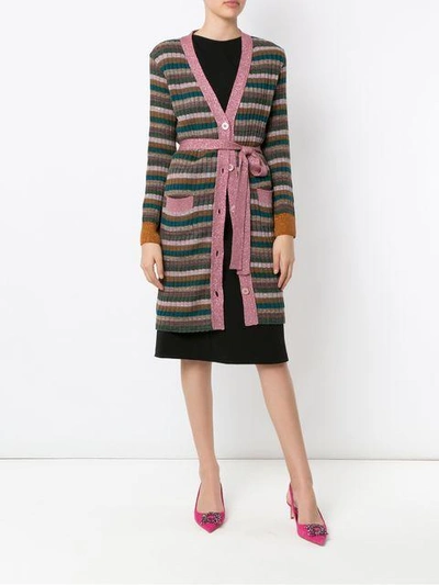 Shop Cecilia Prado Magda Knit Coat - Multicolour
