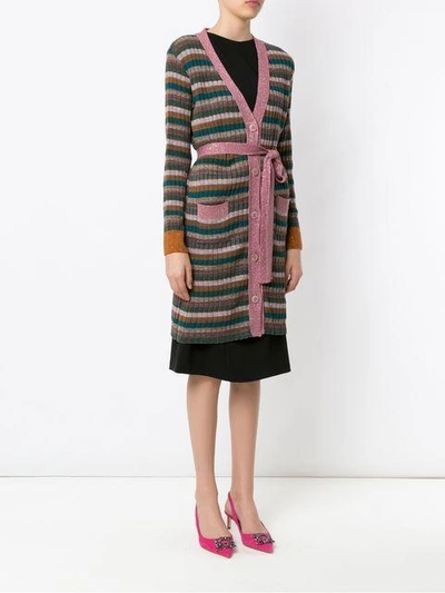 Shop Cecilia Prado Magda Knit Coat - Multicolour