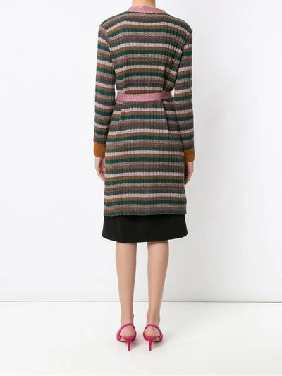 Shop Cecilia Prado Magda Knit Coat - Multicolour