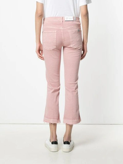 Shop 7 For All Mankind Cropped Flared Jeans