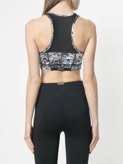 Shop Dkny Fitted Sports Bra Top