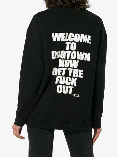 Shop Adaptation Welcome To Dogtown Sweatshirt - Black