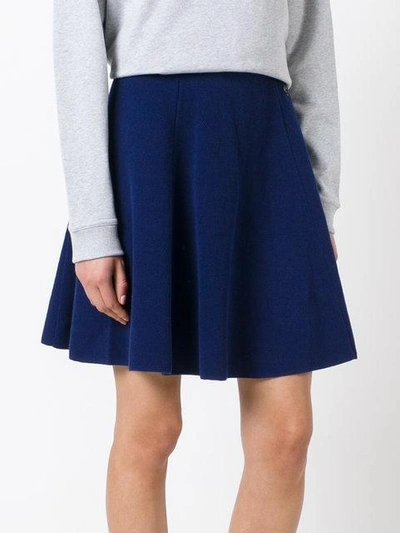 Shop Kenzo Mini Tiger Skater Skirt - Blue