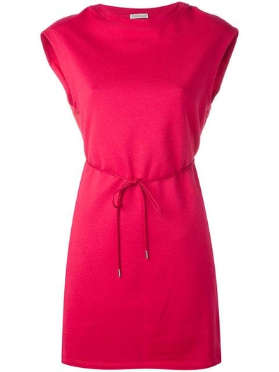Shop Moncler Jersey Mini Dress - Pink