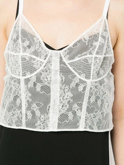 Shop Olivier Theyskens Lace Camisole - White