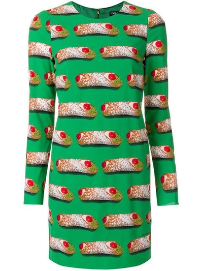 Shop Dolce & Gabbana Cannoli Shift Dress