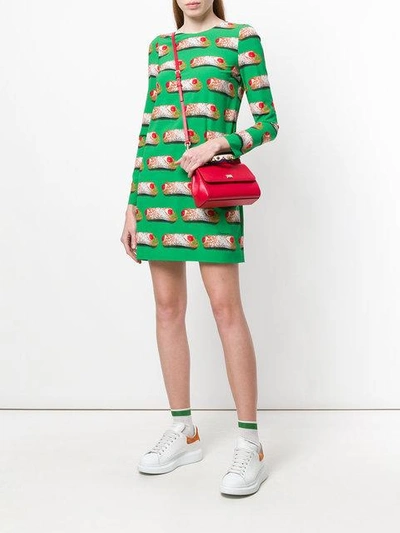 Shop Dolce & Gabbana Cannoli Shift Dress